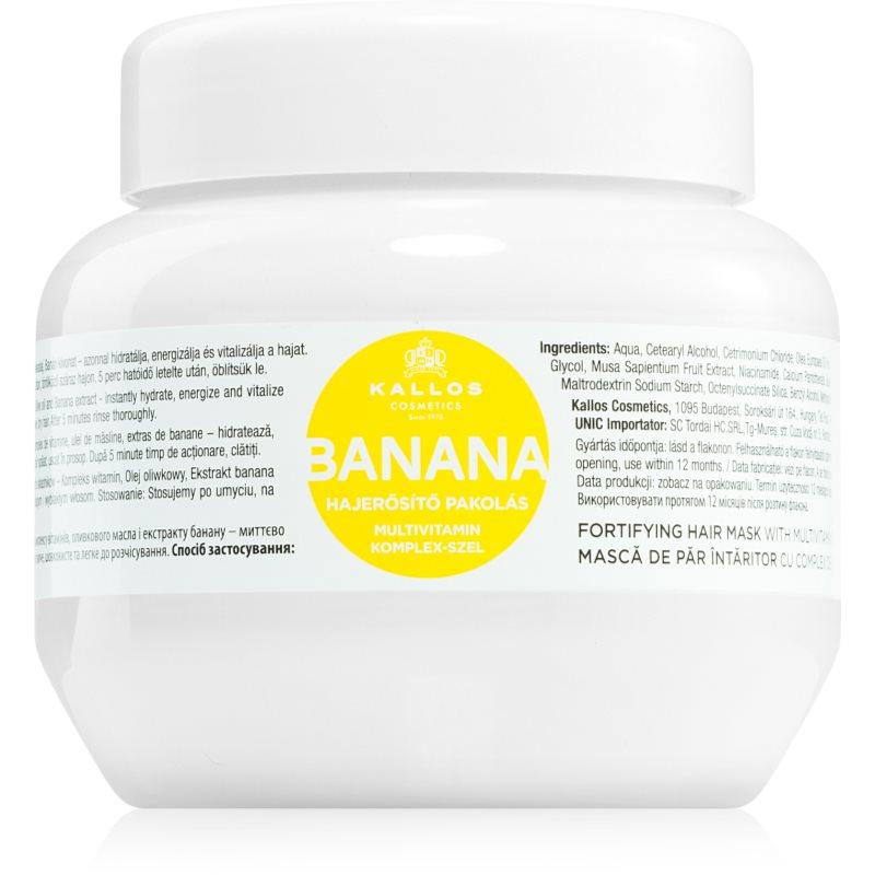 Kallos KJMN Professional Banana posilující maska s multivitamínovým komplexem 275 ml