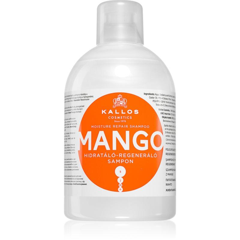 Kallos KJMN Professional Mango hydratační šampon pro suché, poškozené a chemicky ošetřené vlasy 1000 ml