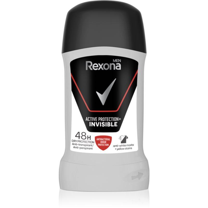 Rexona Active Protection+ Antiperspirant tuhý antiperspirant pro muže Invisible 50 ml