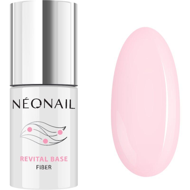 NEONAIL Revital Base Fiber podkladový gel pro modeláž nehtů odstín Rosy Blush 7,2 ml