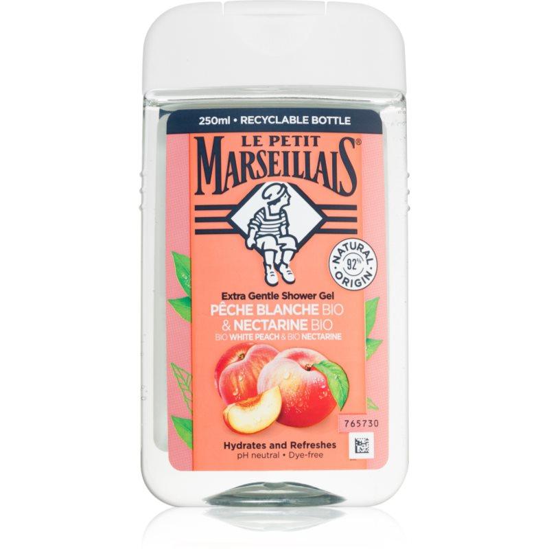 Le Petit Marseillais White Peach BIO & Nectarine BIO Bio jemný sprchový gel 250 ml