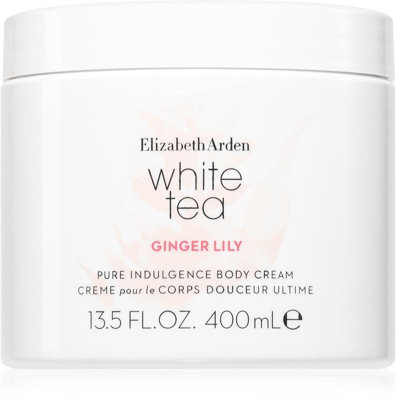 Elizabeth Arden White Tea Ginger Lily tělový krém pro ženy 400 ml