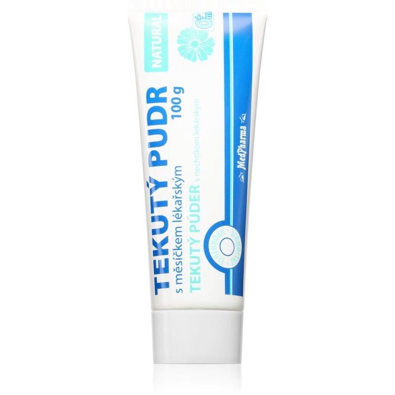 MedPharma Tekutý pudr NATURAL ochranný dětský pudr 100 g