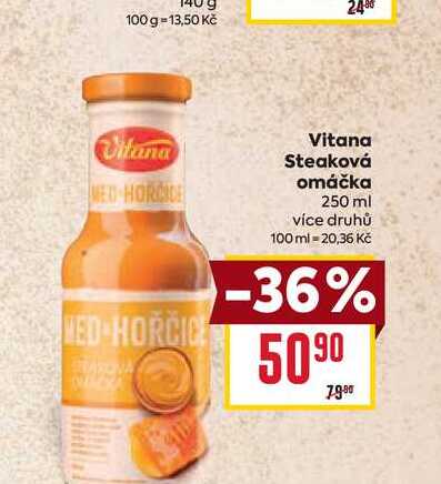 Vitana Steaková omáčka 250 ml 