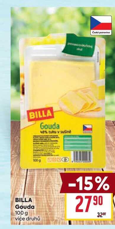 BILLA Gouda 100g