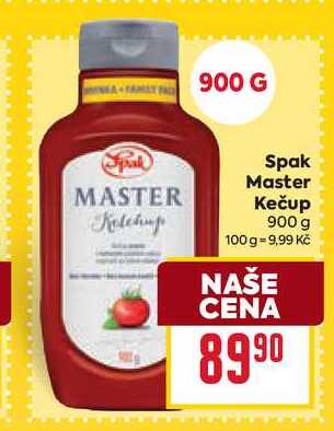 Spak Master Kečup 900 g 