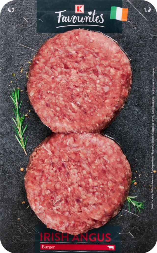 K-Favourites Irský hovězí burger Black Angus