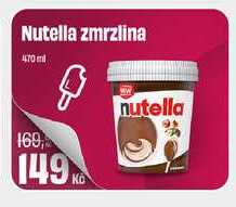 Nutella zmrzlina 470ml
