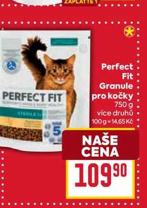 Perfect Fit Granule pro kočky 750 g 