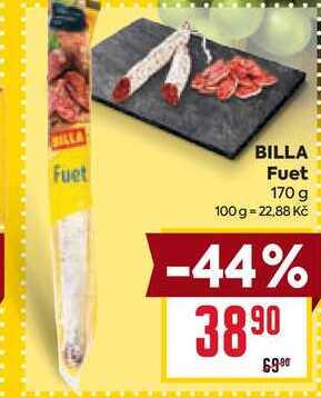 BILLA Fuet 170 g 