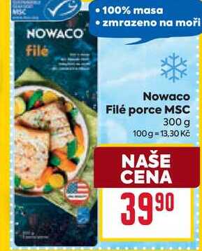 Nowaco Filé porce MSC 300 g 