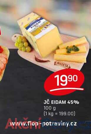 JČ EIDAM 45% 100 g