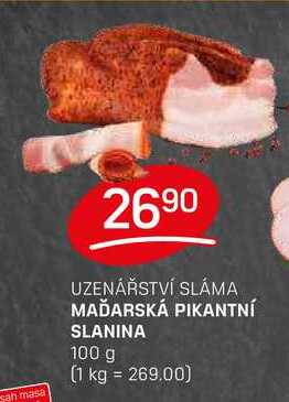 MAĎARSKÁ PIKANTNÍ SLANINA 100 g 