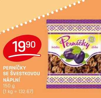 PERNÍČKY SE ŠVESTKOVOU NÁPLNÍ 150 g