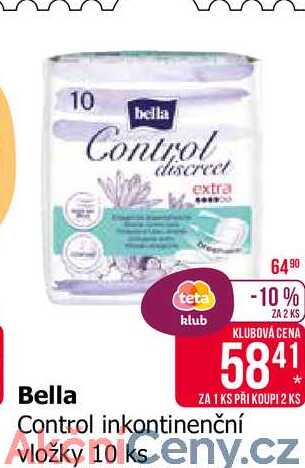 Bella Control inkontinenční vložky 10 ks