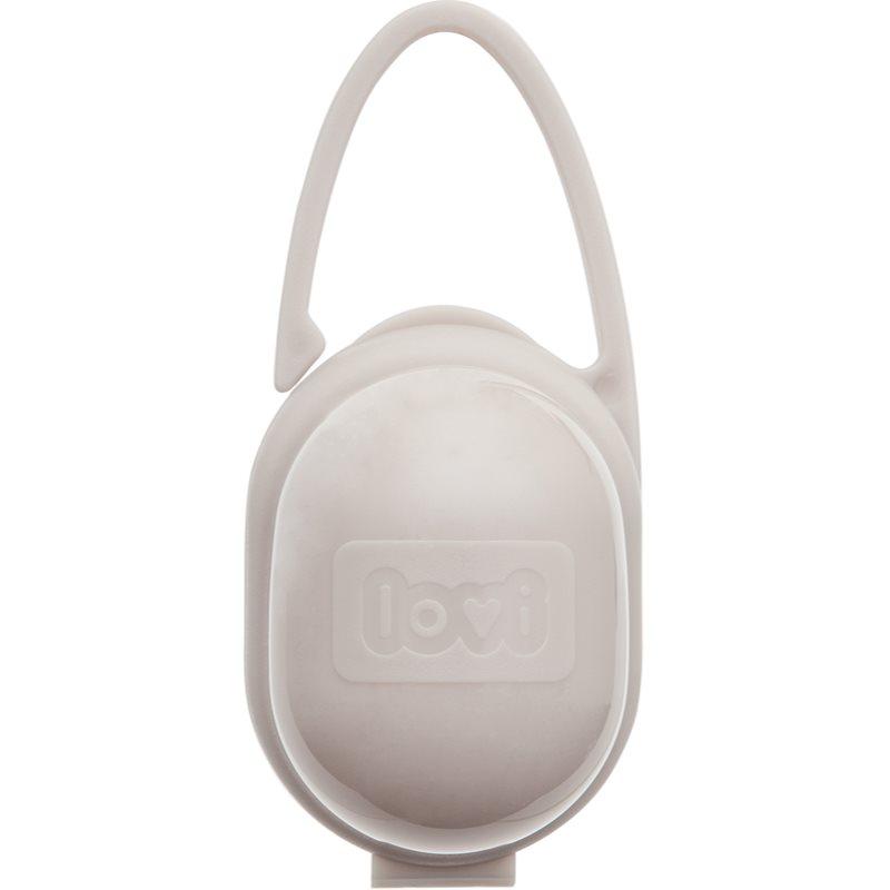 LOVI Dummy Case 0+ m krabička na dudlík odstín Beige 1 ks