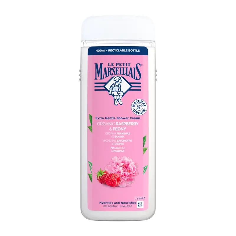 Le Petit Marseillais Sprchový gel Malina & Pivoňka, 400 ml