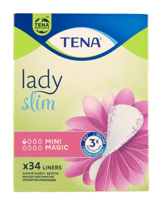 Tena Lady Inkontinenční vložky Slim Mini Magic, 34 ks