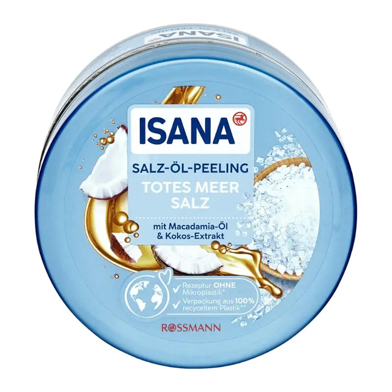 ISANA Peeling z mořské soli, macadamovým olejem a kokosem, 300 g