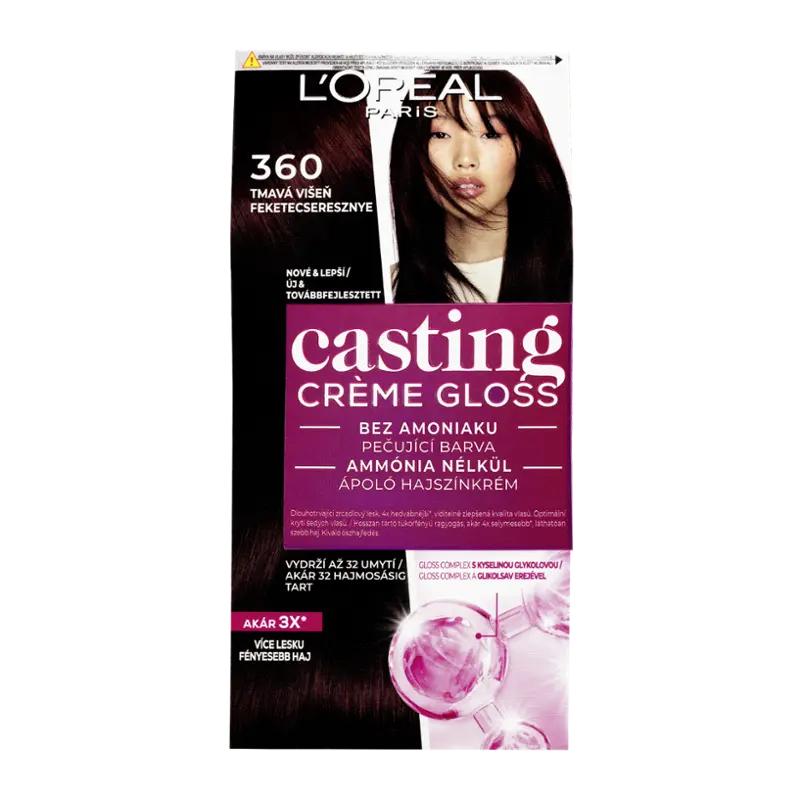 L'Oréal Barva na vlasy Casting Creme Gloss 360 tmavá višeň, 1 ks