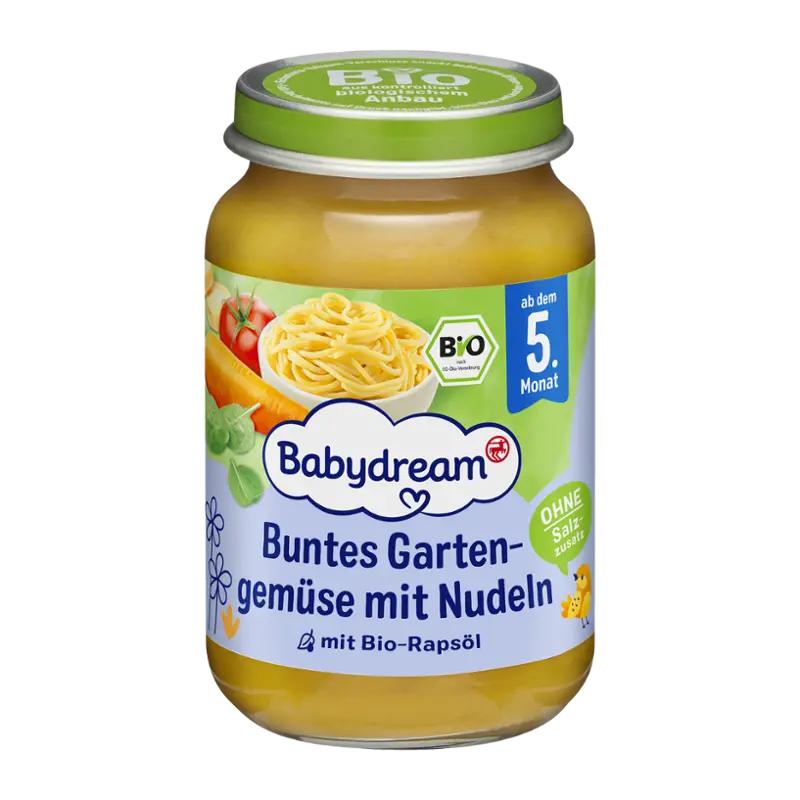 Babydream BIO příkrm těstoviny se zeleninou, 190 g