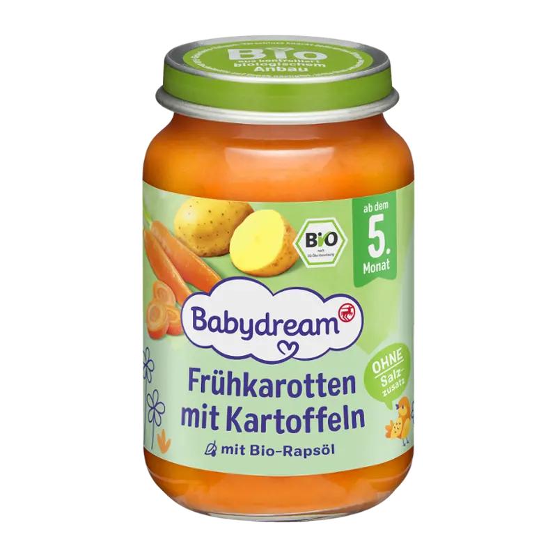 Babydream BIO příkrm karotka s bramborem, 190 g