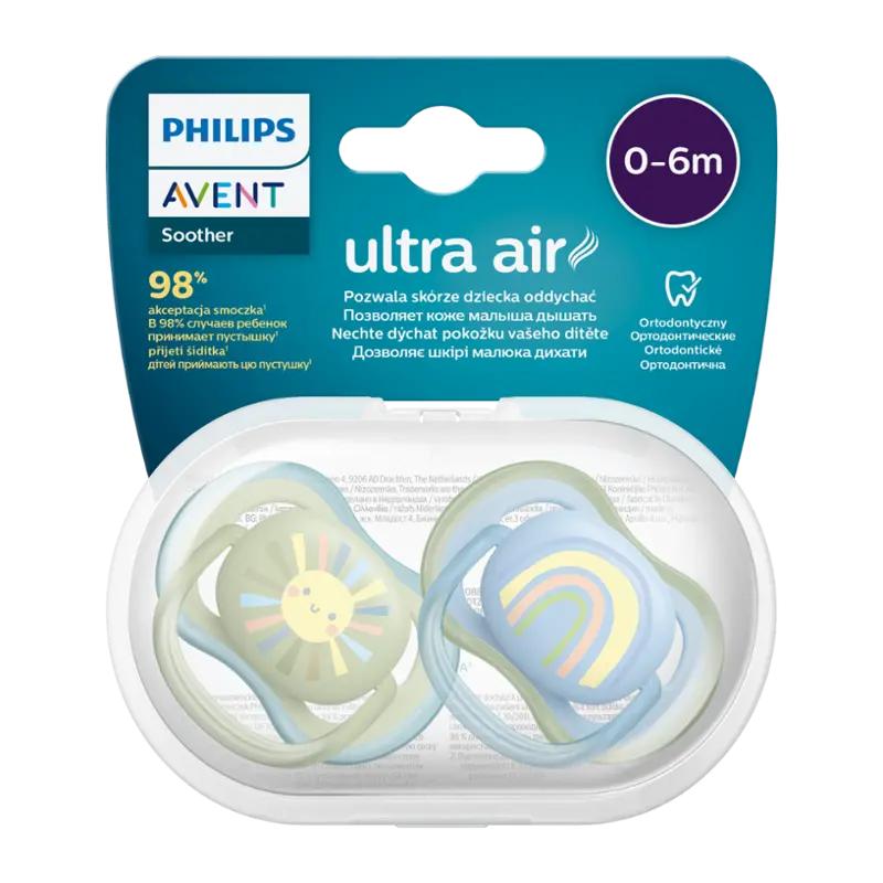 Avent Dudlík Ultra air pro chlapce 0 - 6 měs., 2 ks