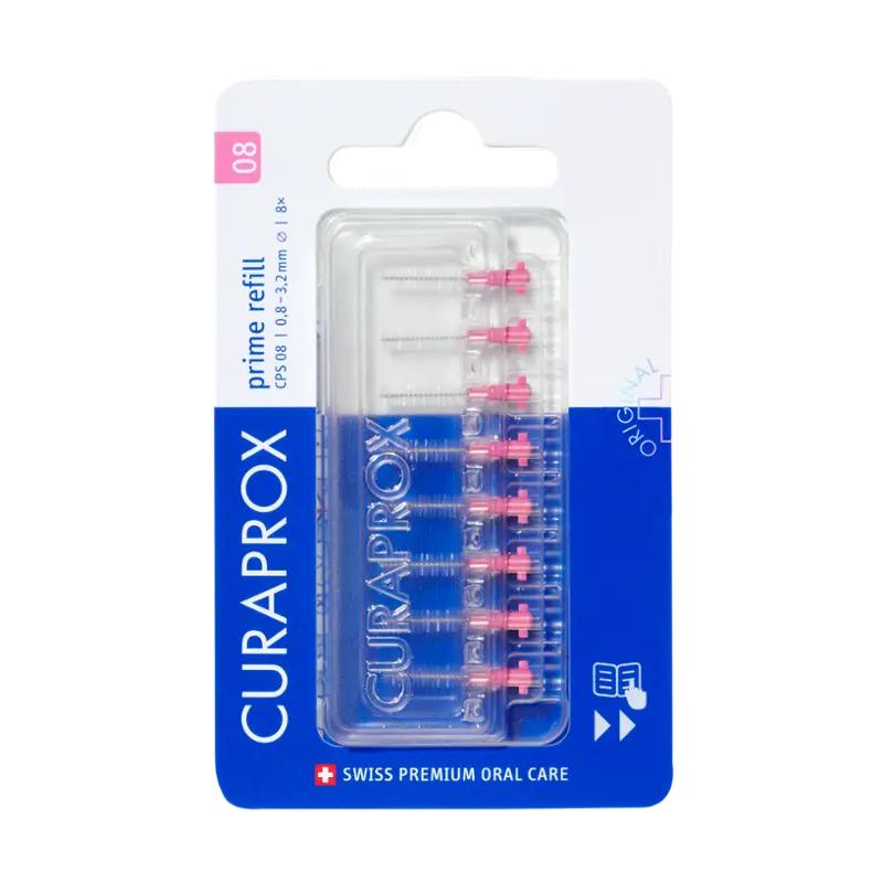 Curaprox Mezizubní kartáček REFILL CPS 08, 8 ks