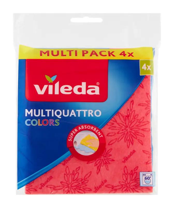 Vileda Univerzální hadřík Multiquattro Colors, 4 ks