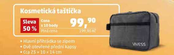Kosmetická taštička, Cca 23 x 10 x 14 cm 199,90 Kč VIVESS 
