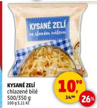 KYSANÉ ZELÍ ve slaném nálevu, 500/350 g
