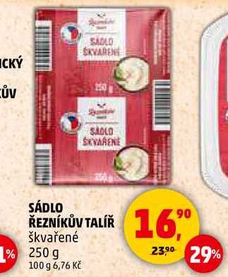 SÁDLO ŘEZNÍKŮV TALÍŘ škvařené, 250 g 