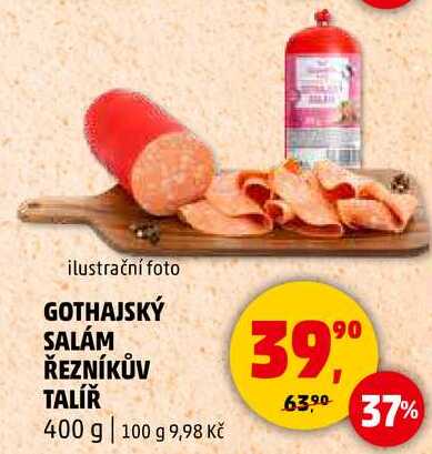 GOTHAJSKÝ SALÁM ŘEZNÍKŮV TALÍŘ, 400 g 