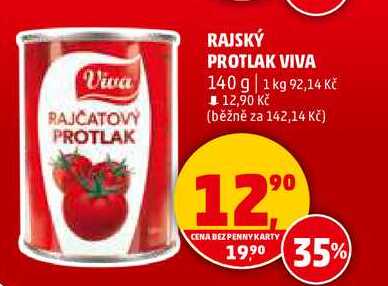 RAJČATOVÝ PROTLAK RAJSKÝ PROTLAK VIVA, 140 g  