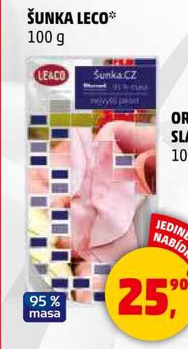 LE&CO Šunka.cz, 100 g