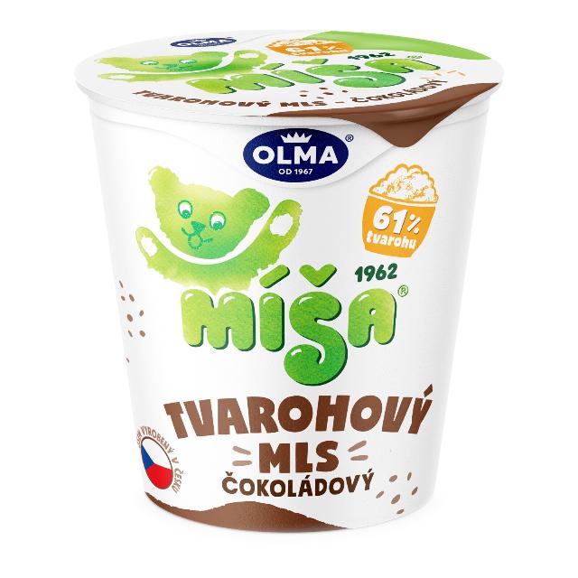 Olma Míša tvarohový mls čokoládový