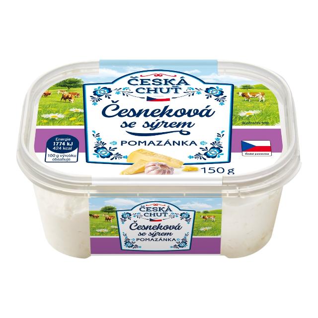 Česká chuť Pomazánka sýrovo-česneková
