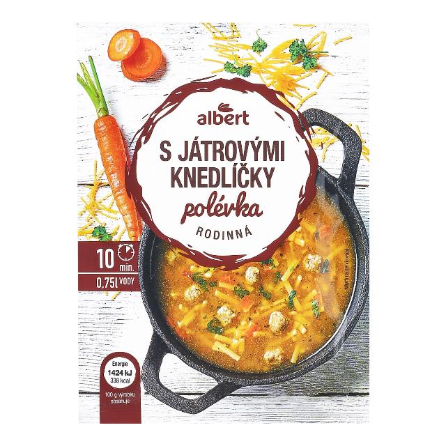 Albert Polévka S játrovými knedlíčky