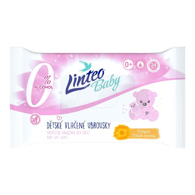 Linteo Baby Ubrousky dětské vlhčené