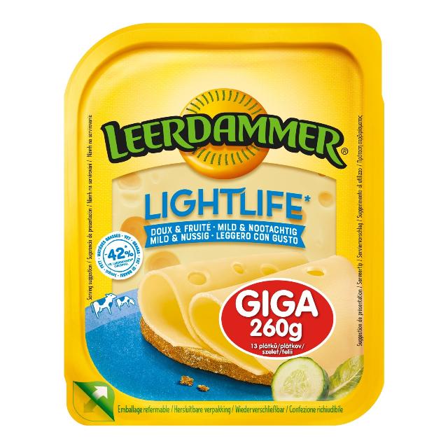 Leerdammer Lightlife Giga plátky