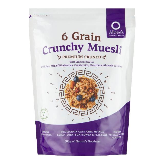 Albee's Zapékané müsli s ovocem a ořechy