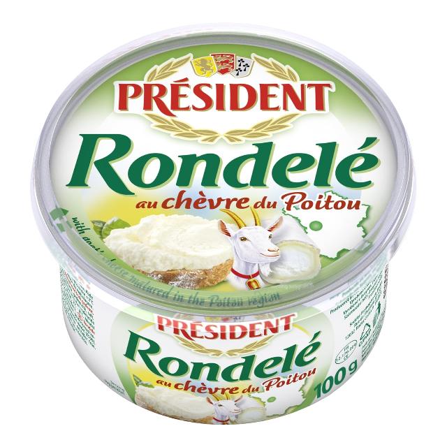 President Rondelé s kozím sýrem