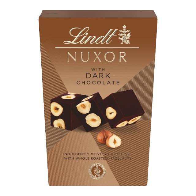 Lindt Nuxor hořká čokoláda s oříšky