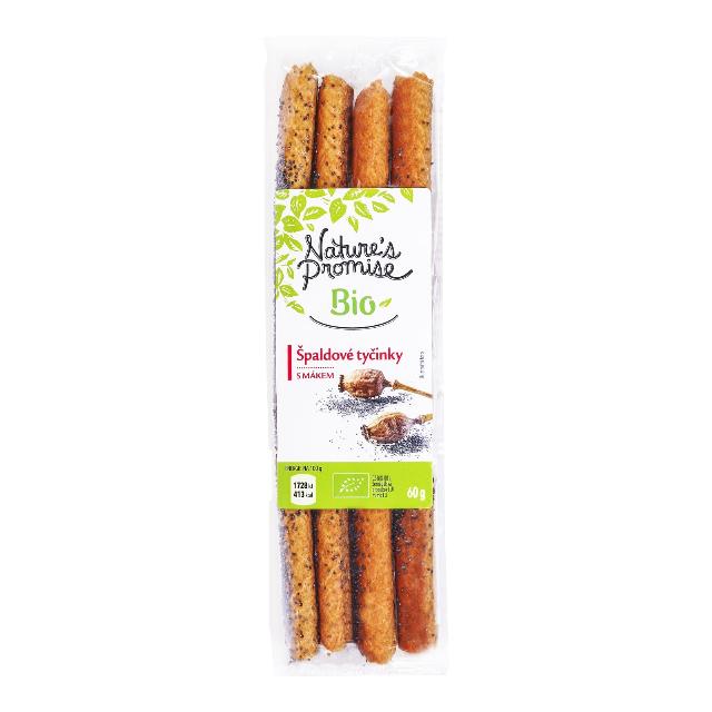Nature's Promise Bio Špaldové tyčinky s mákem