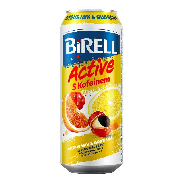 Birell Active Citrus mix a guarana s kofeinem