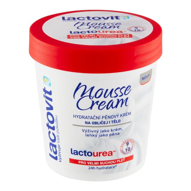 Lactovit Lactourea Mousse Cream hydratační krém