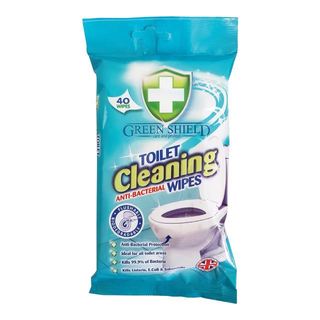 Green Shield Čistící WC ubrousky