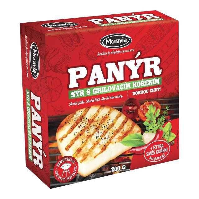 Moravia Panýr s grilovacím kořením