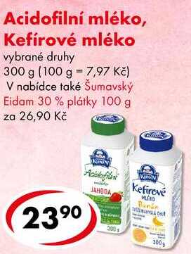 Acidofilní mléko, Kefírové mléko, 300 g