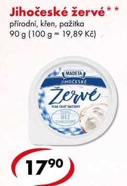 Jihočeské žervé, 90 g